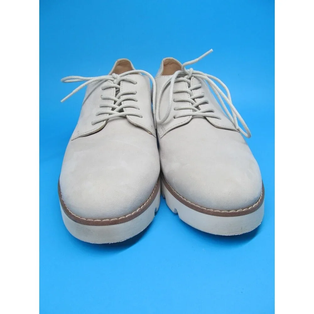 Vionic NBK Adina Mens Gray And White Lace Up Derby Walking Shoes  US 9 EUR 41